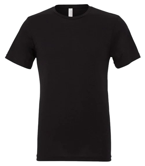 Men's Comfort Triblend Tee in Black