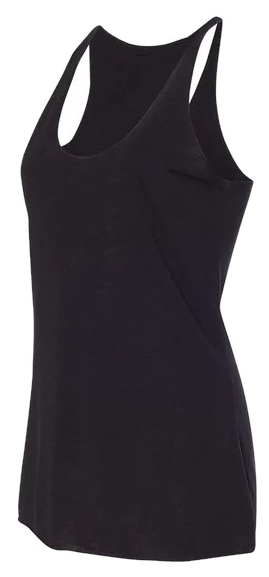 Women's Comfort Triblend Tank in Solid Black